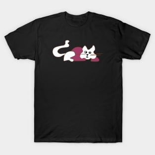 Liegende Katze T-Shirt